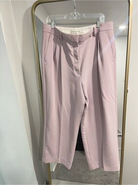 Wilfred Aritzia The Effortless Cropped Pant Size 16 Lilac Tone High Waist